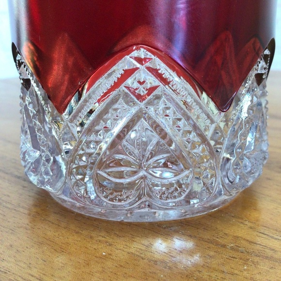 Antique 1908 Ruby Red Flash Glass - Picture 6 of 10
